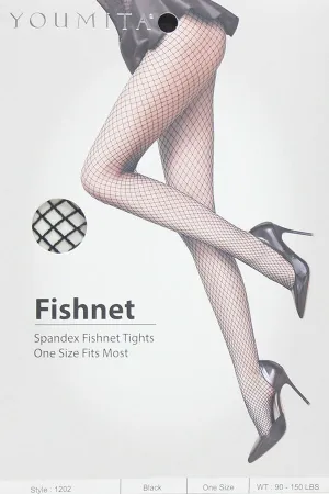 1202 6 Pieces Comfortable Fit, Supportive Design Fishnet Tights