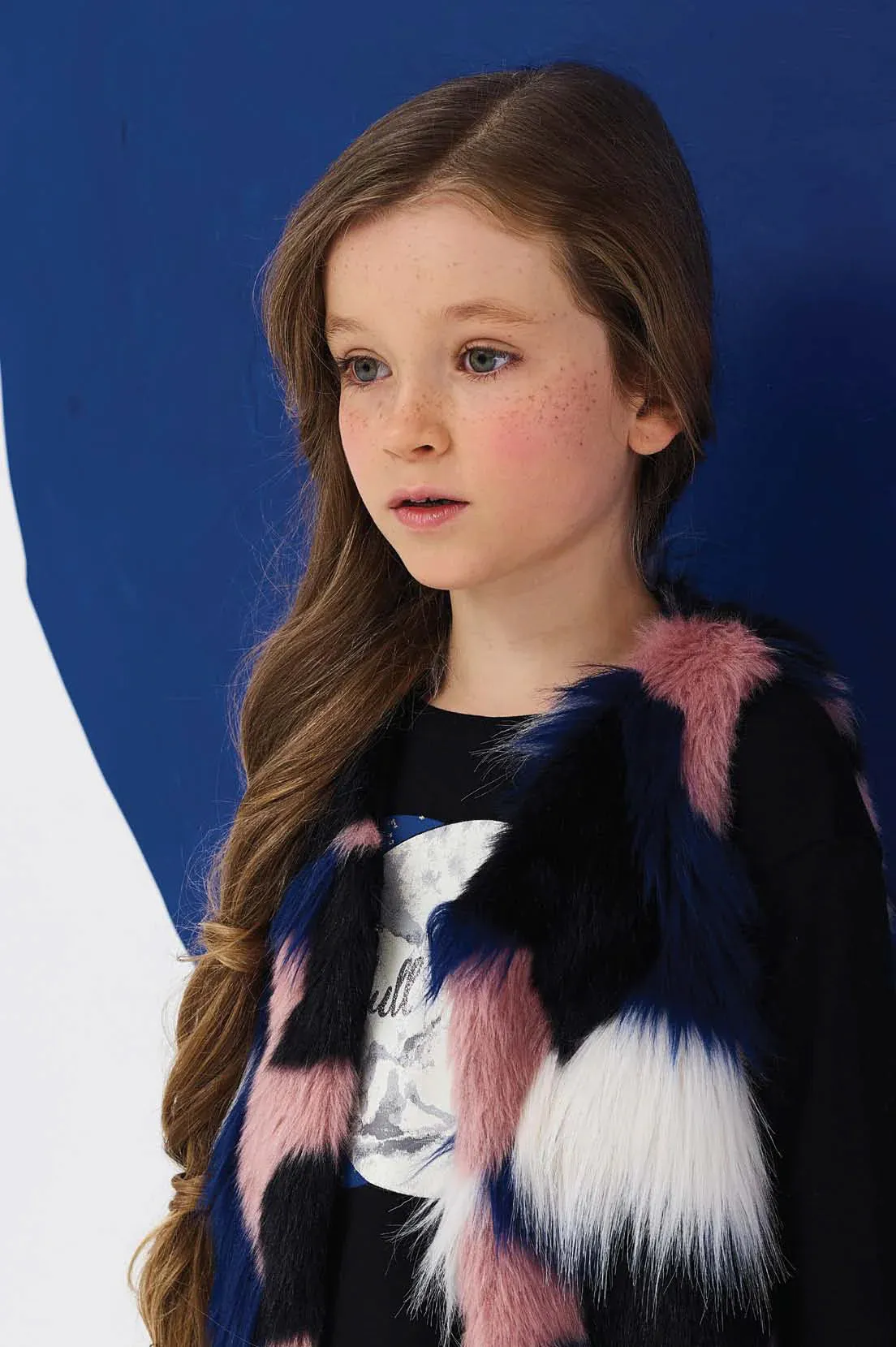 [3y] Jean Bourget Faux Fur Vest