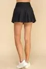 ACE PLEATED TENNIS SKIRT (BLACK)