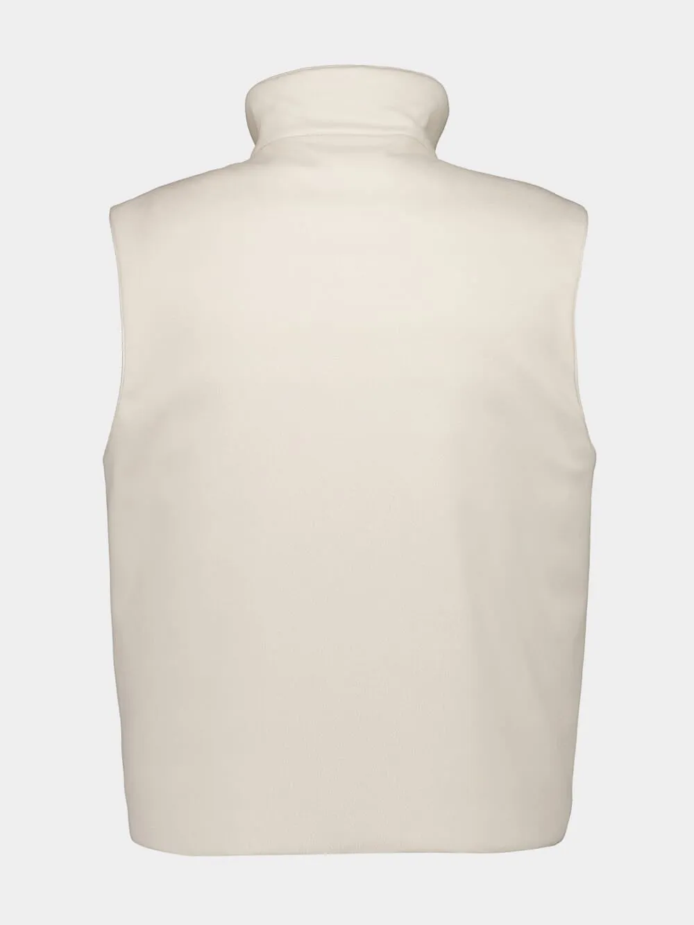 Albino White Cashmere Down Vest