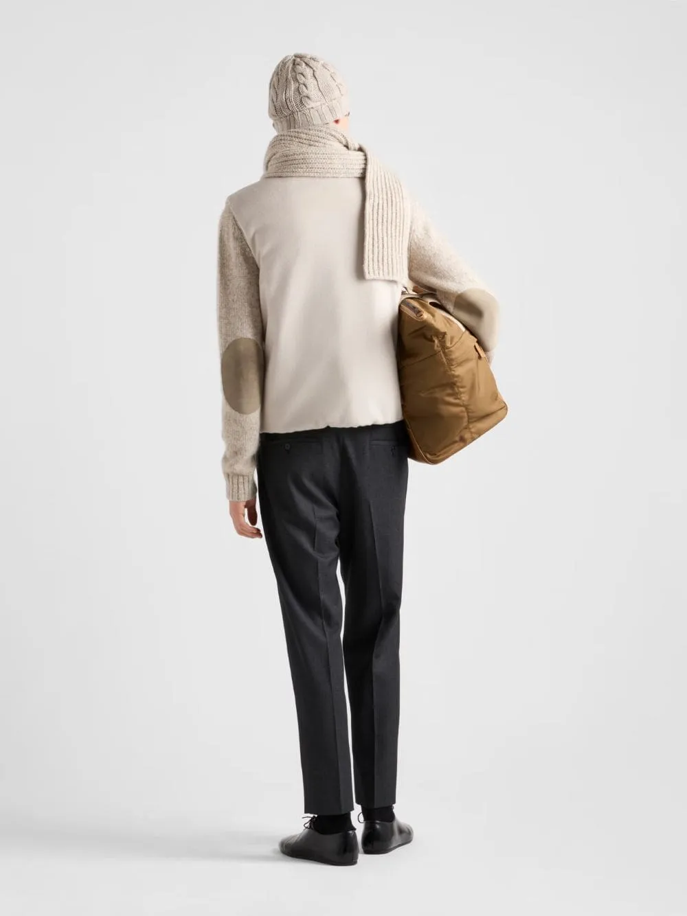 Albino White Cashmere Down Vest