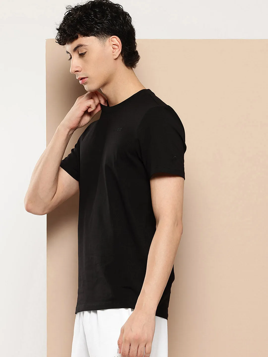 Alcis Mens Cotton Lycra Tee