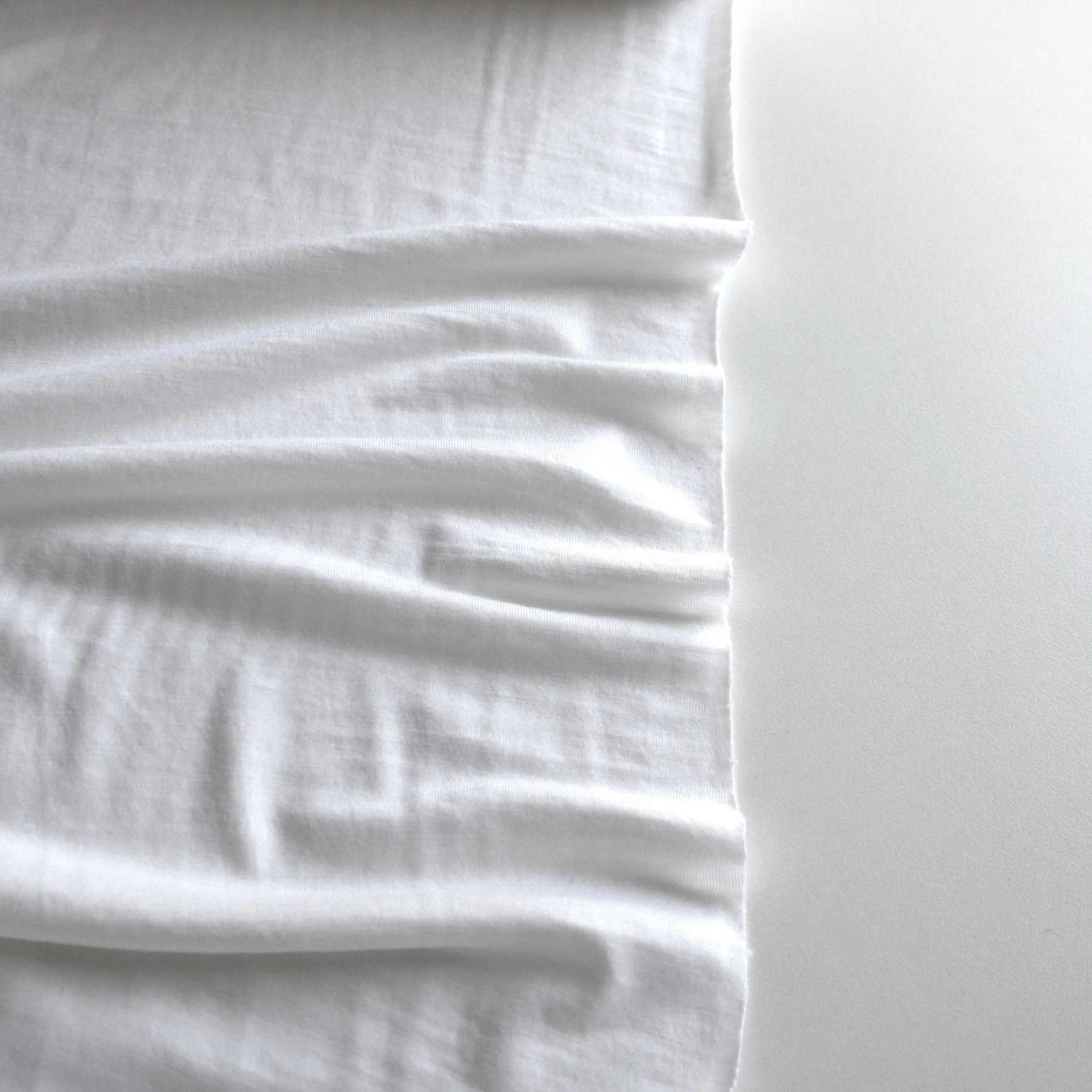 AUSTRALIAN MERINO JERSEY • 200gsm • Winter White SALE $48/per metre