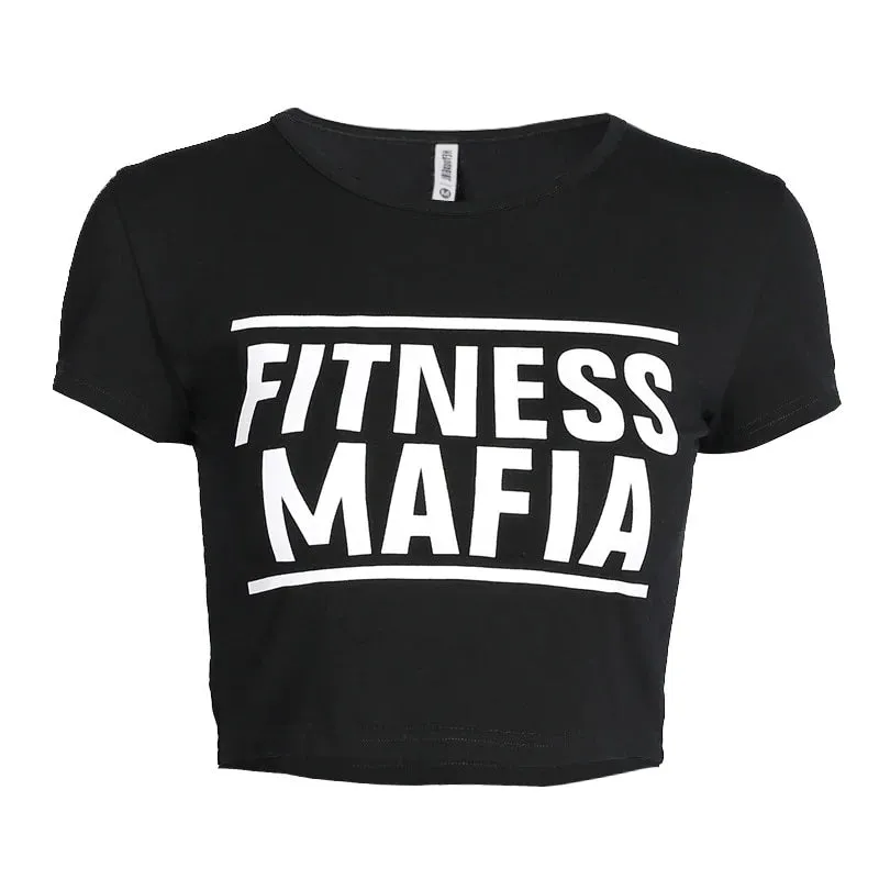 Baller Babe Fitness Mafia Cotton Womens Shirt