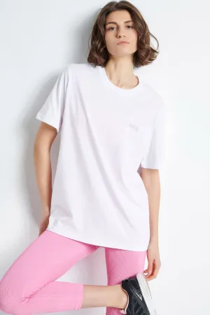 Basic T-shirt από οργανικό βαμβάκι | Λευκό
