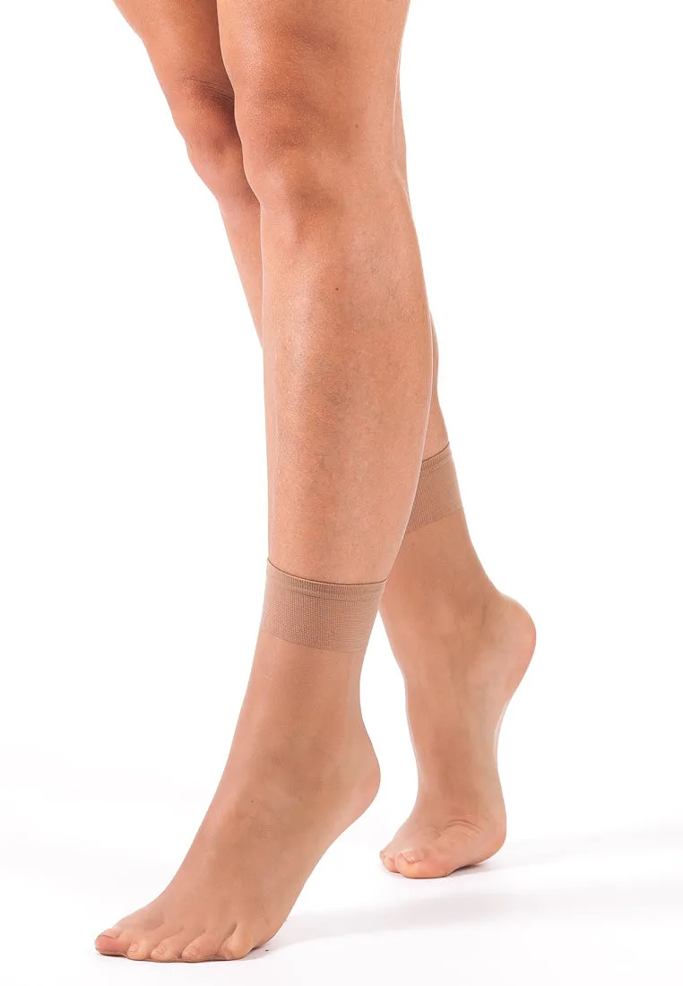 BELLISSIMA Special 20 Sheer Ankle Socks (3pk)