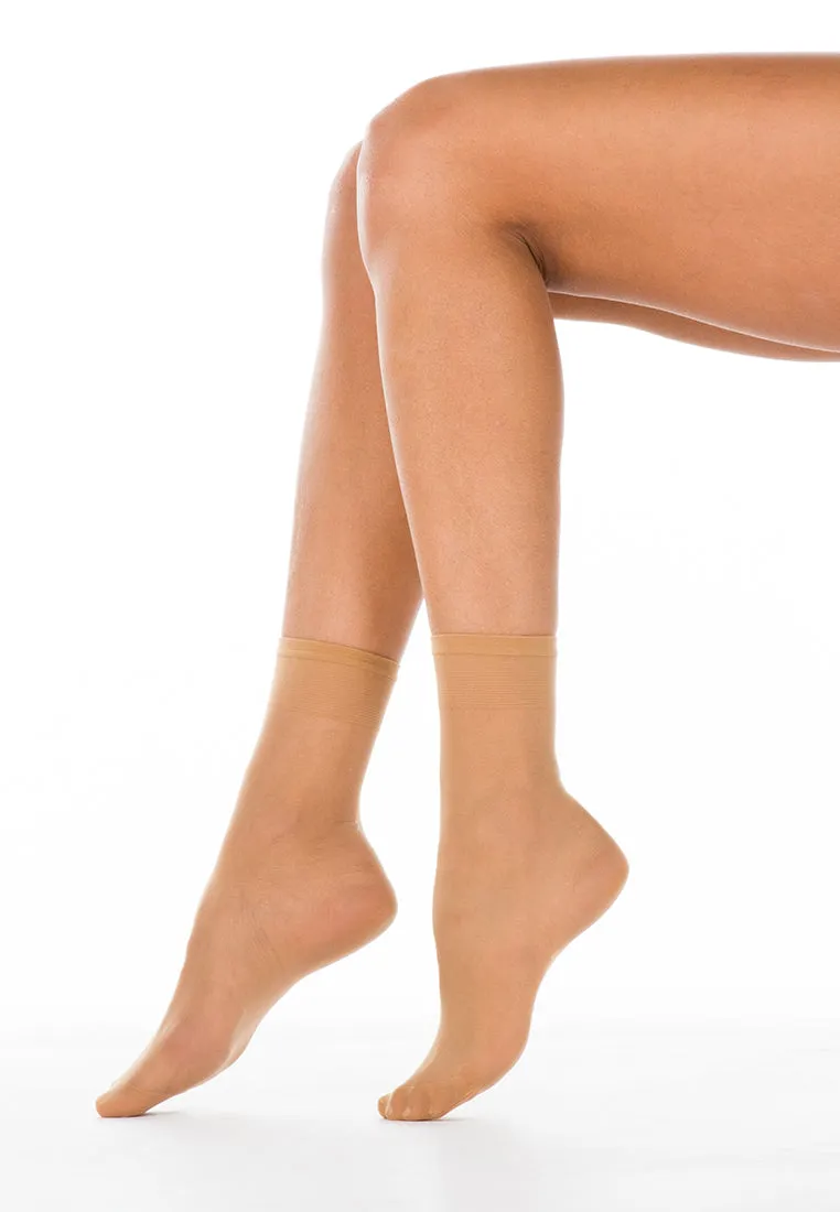 BELLISSIMA Special 20 Sheer Ankle Socks (3pk)