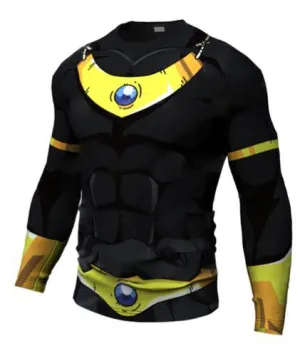 BJJ Rash Guard Onyx Broly Dragon Ball Z Long Sleeve Compression Rash Guard