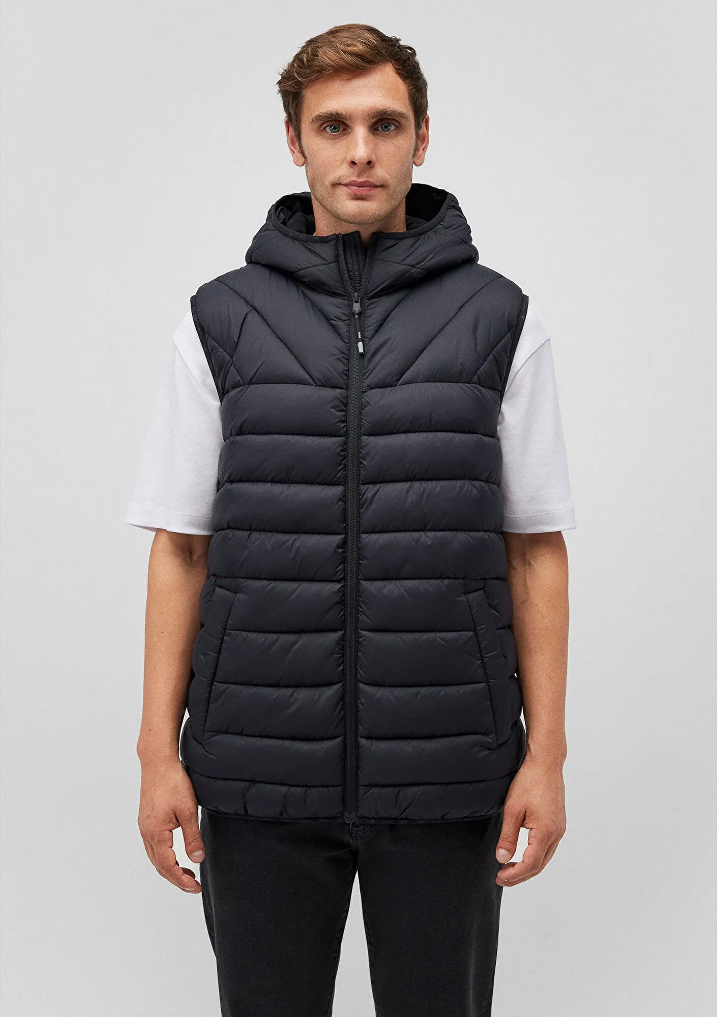 Black Puufer Vest