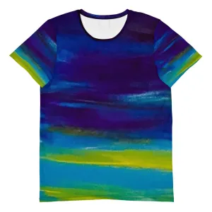 Blue Wave Men's Athletic T-shirt