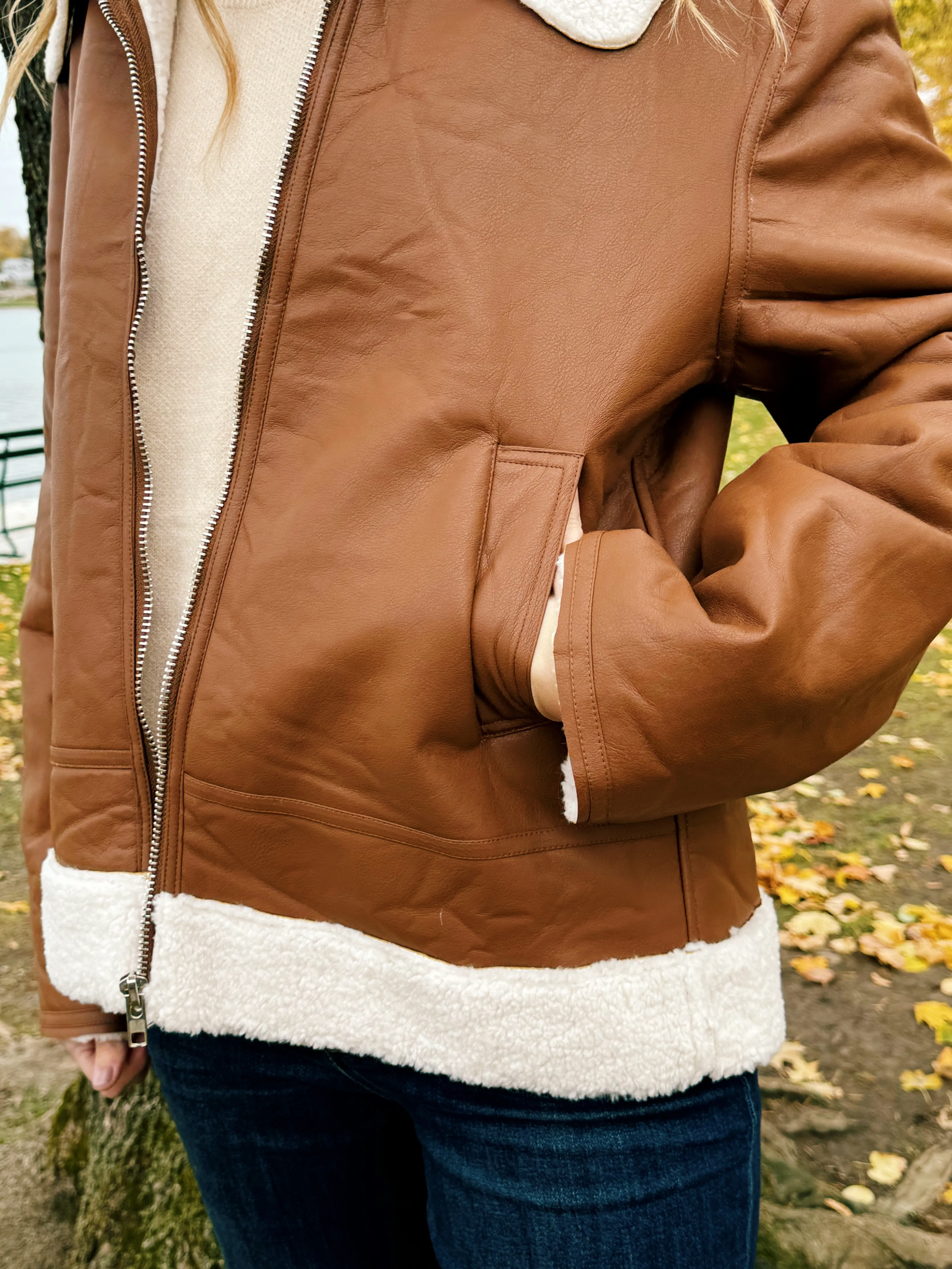 Cassandra Shearling Jacket