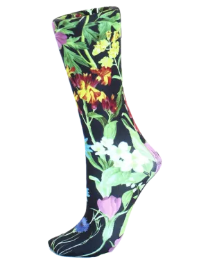 Celeste Stein ~ COMPRESSION Socks ~ Black Bellagio
