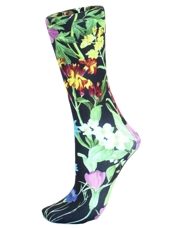 Celeste Stein ~ COMPRESSION Socks ~ Black Bellagio