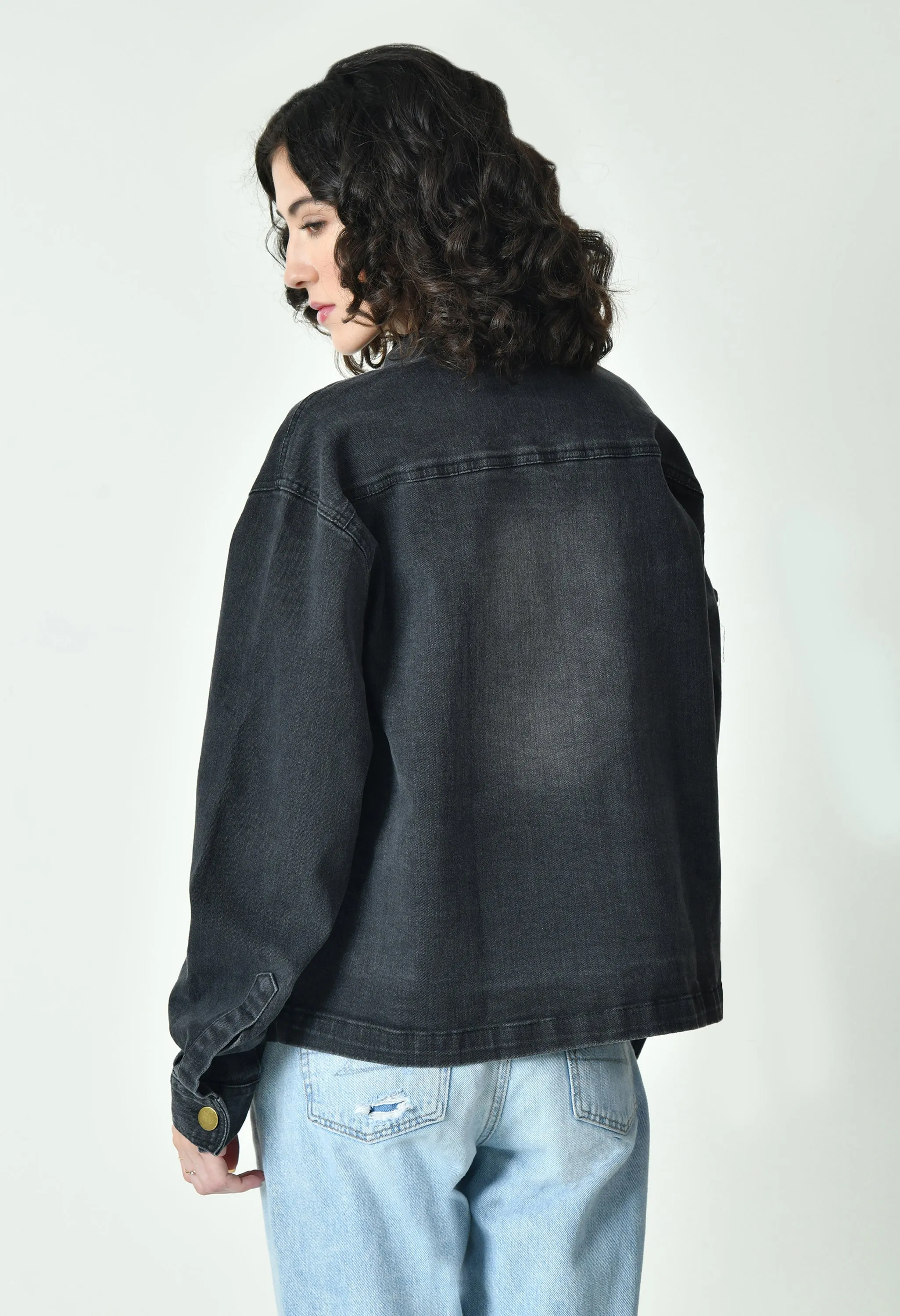 Charcoal Oversized Jacket