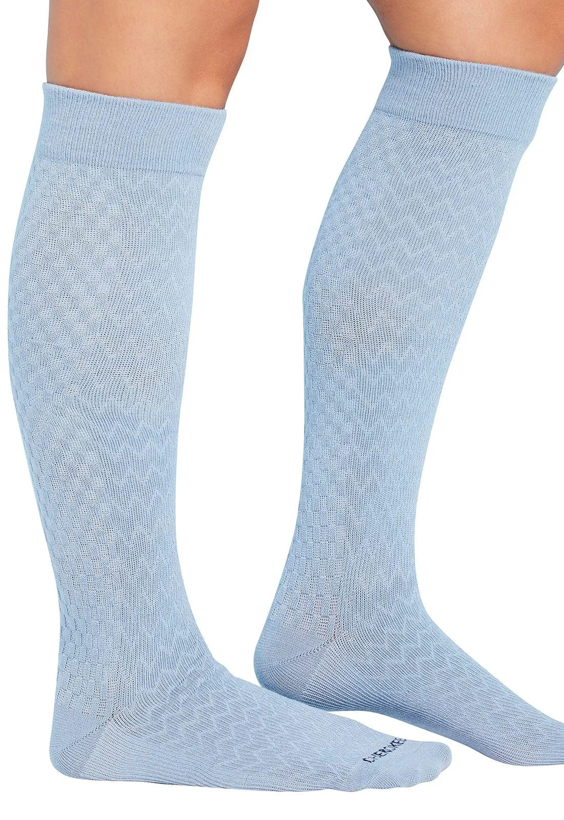 Cherokee True Support Compression Socks / Hosiery Light Chambray