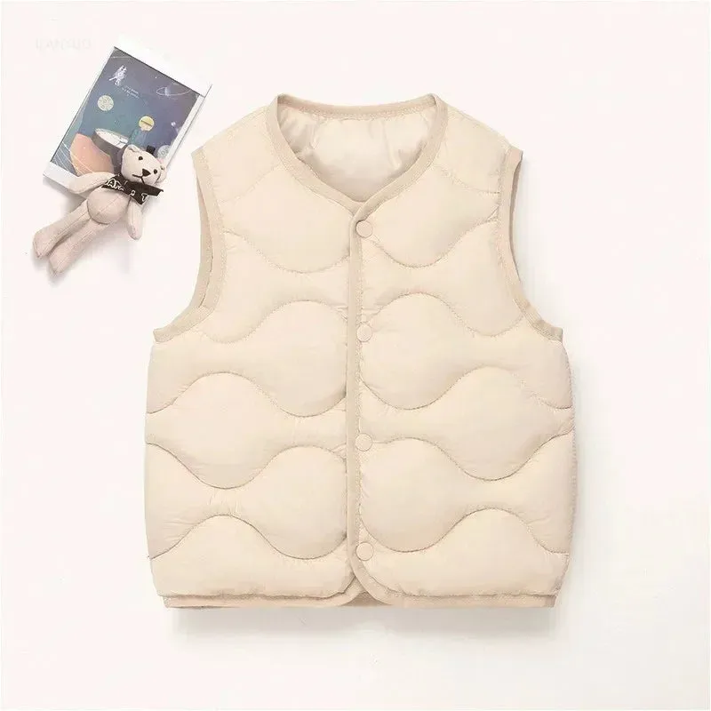 Children Down Vest Tank Top - Baby Waistcoats