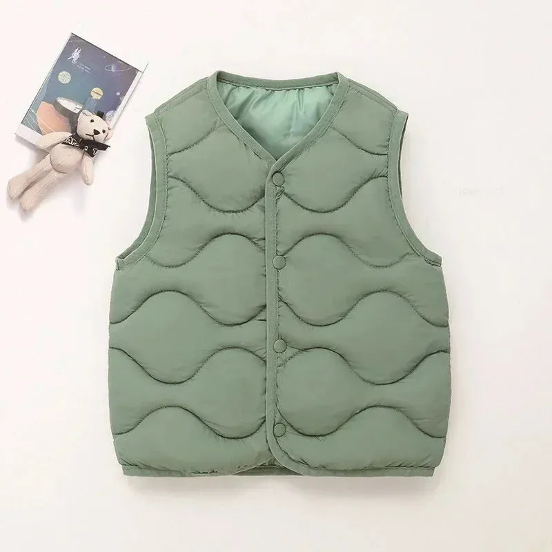 Children Down Vest Tank Top - Baby Waistcoats