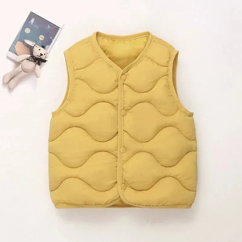 Children Down Vest Tank Top - Baby Waistcoats