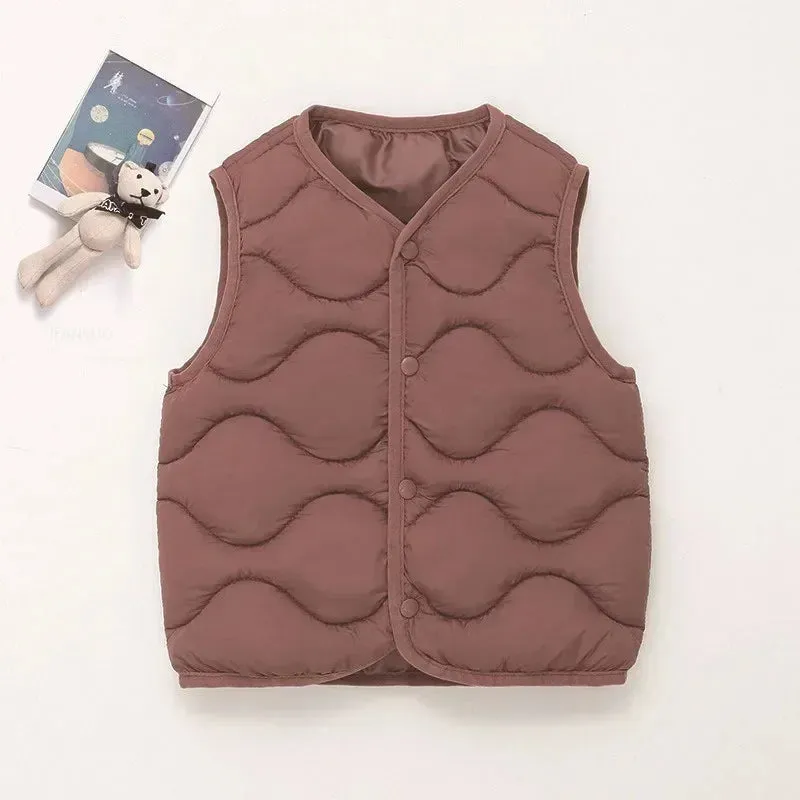 Children Down Vest Tank Top - Baby Waistcoats