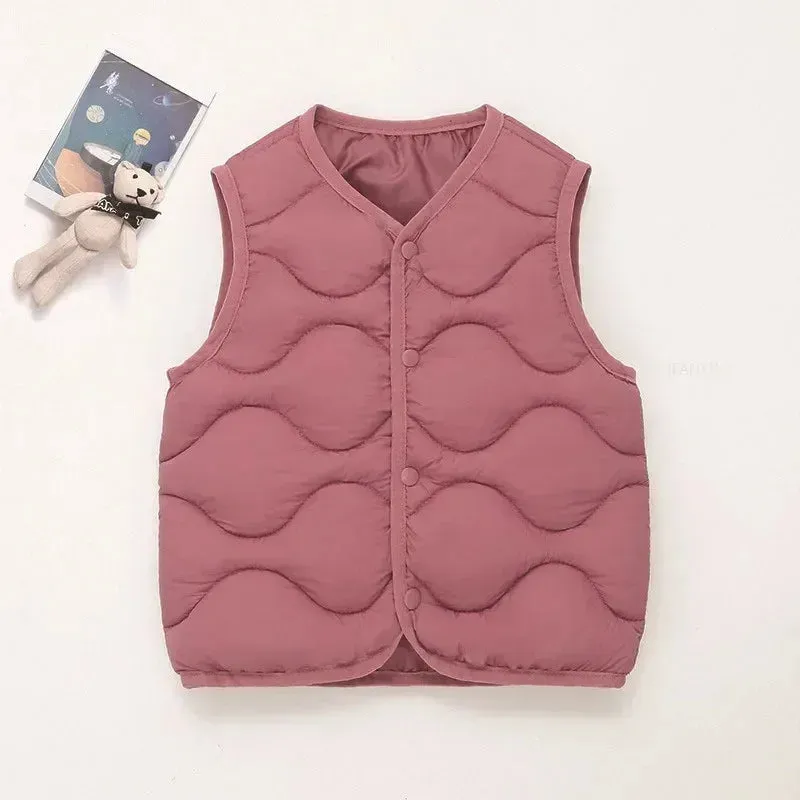 Children Down Vest Tank Top - Baby Waistcoats