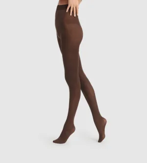Collant chocolat opaque velouté Style 50D