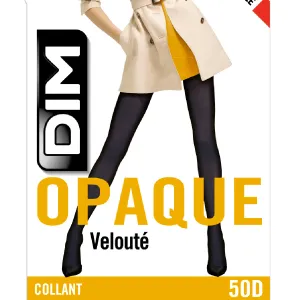 Collant gris charbon opaque veloulé Style 50D
