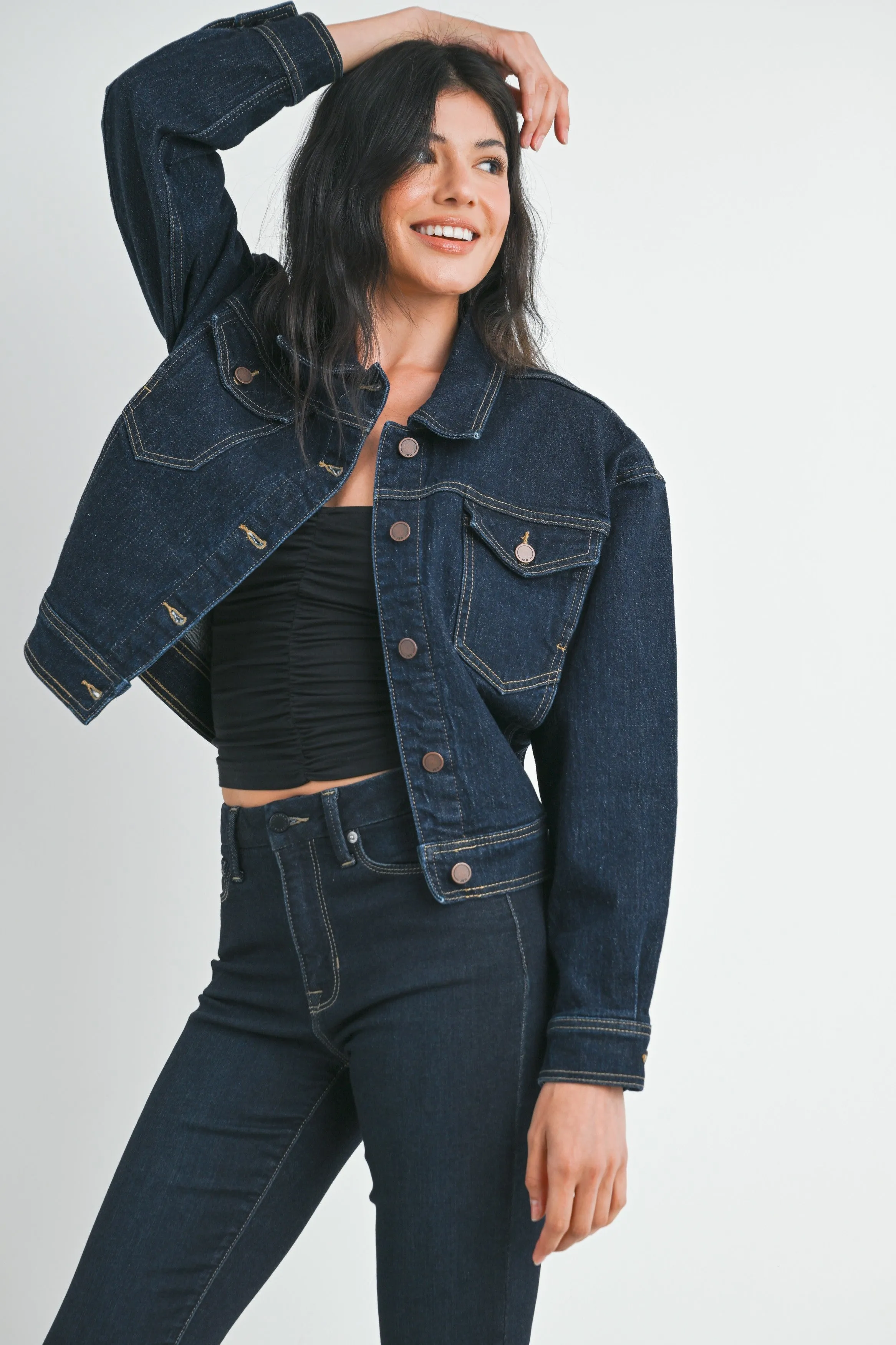 cool girl denim jacket