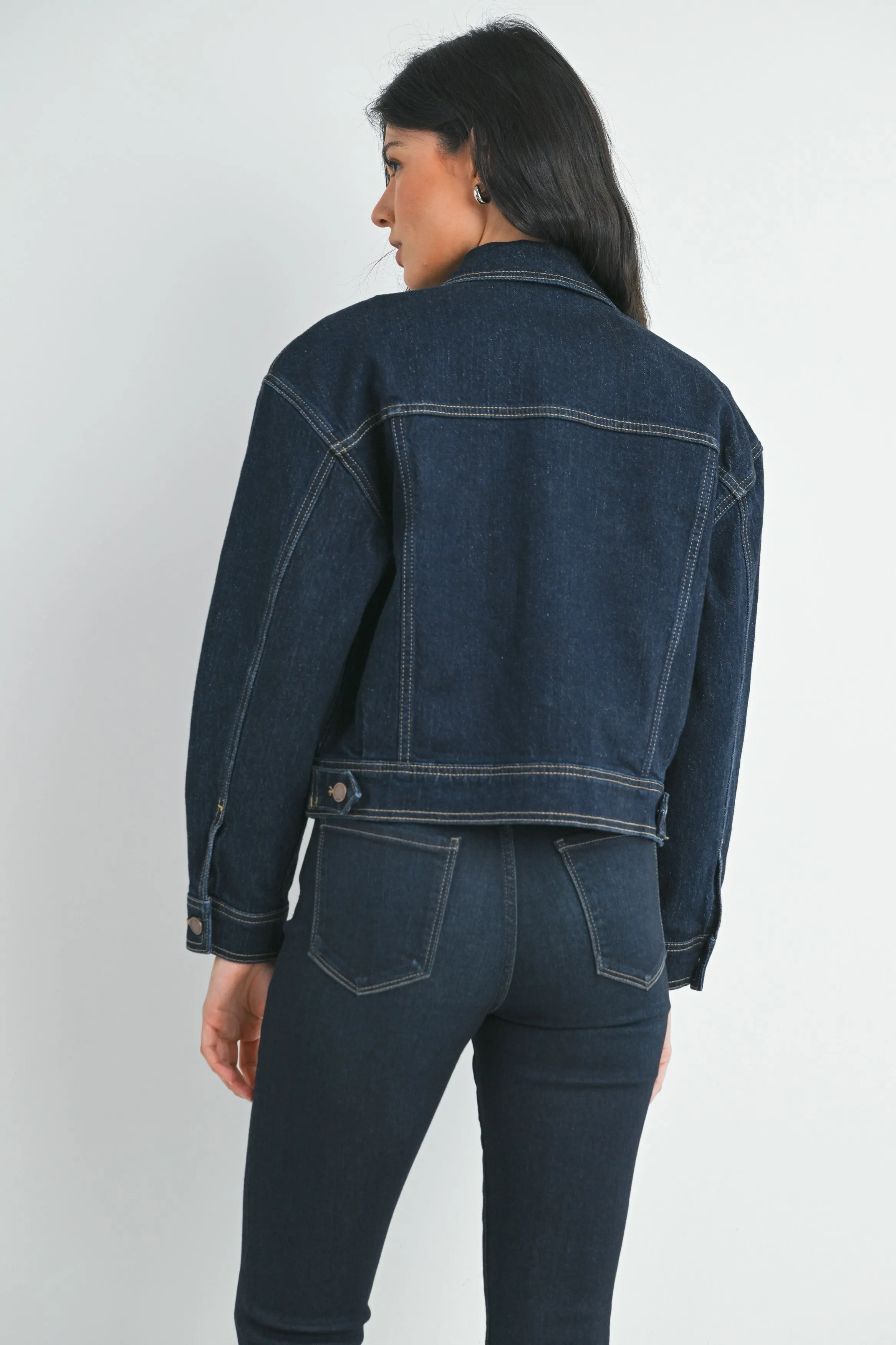 cool girl denim jacket