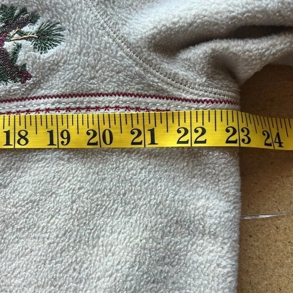 Croft &amp; Barrow bundle of 2 zip bird sweater size PXL