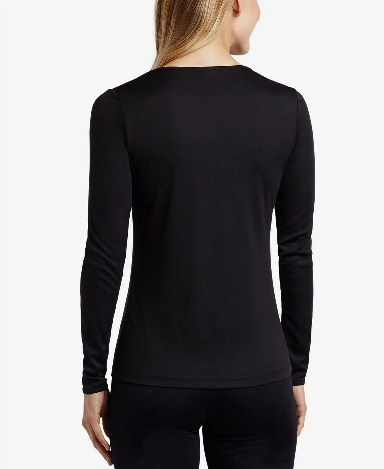 Cuddl Duds Women's Climatesmart Long Sleeve Crew T-Shirt. CD8420841