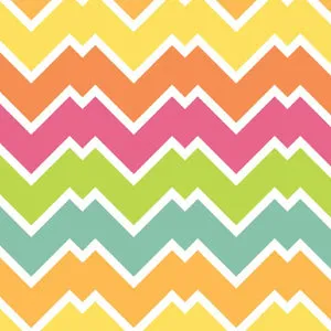 Cutieful Rainbow Chevron Print Sheer Knee High Compression Socks 8-15 mmHg