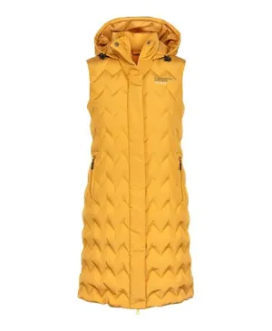 Down Puffer Vest - Gold 3/4 Length - SALE!