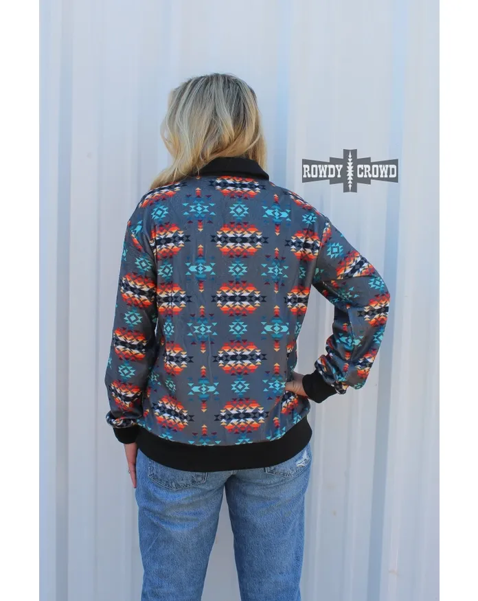Down The Alley Aztec Pullover