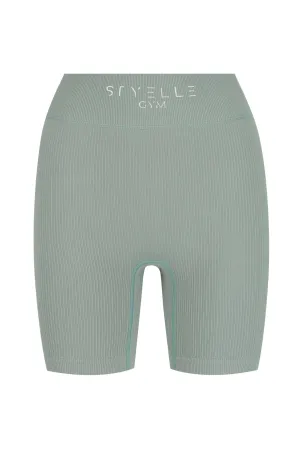 Eloise | Ribbed Activewear Short | Sage