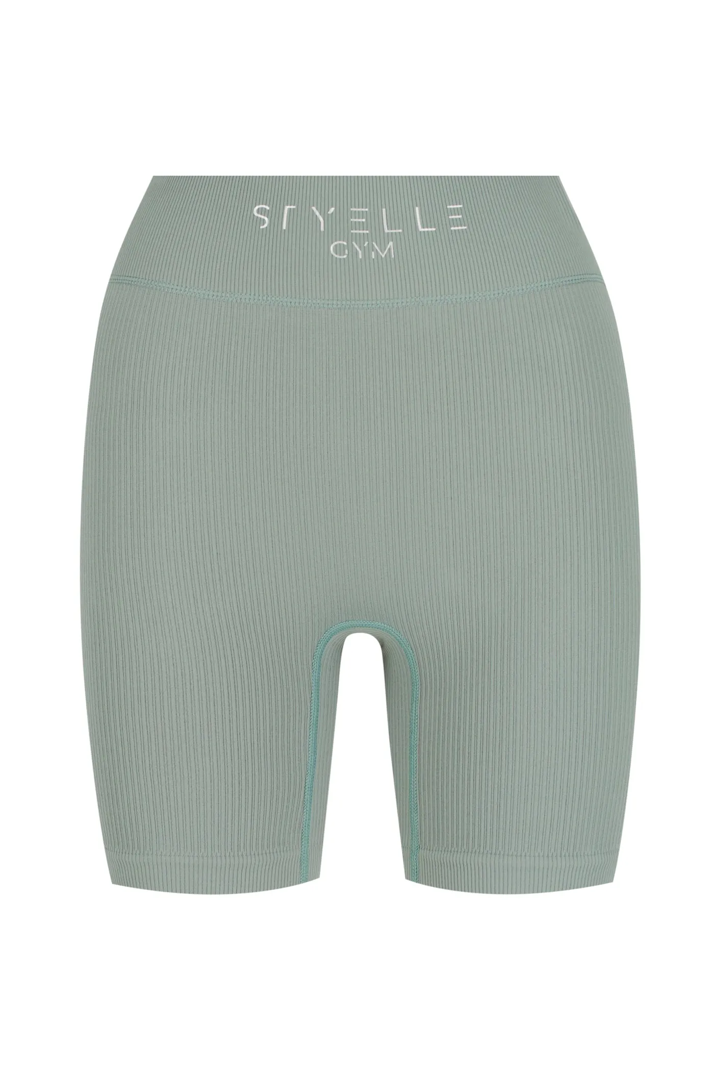 Eloise | Ribbed Activewear Short | Sage