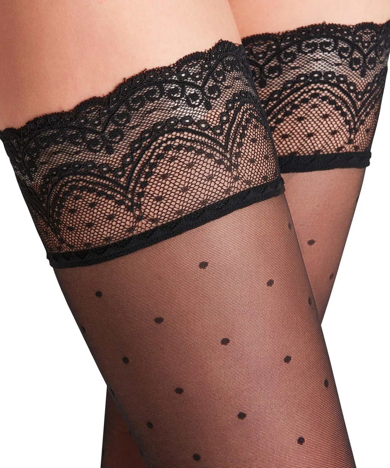 Falke Dot 15 Denier Stay Ups