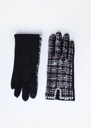 Faux Pearl Boucle Gloves
