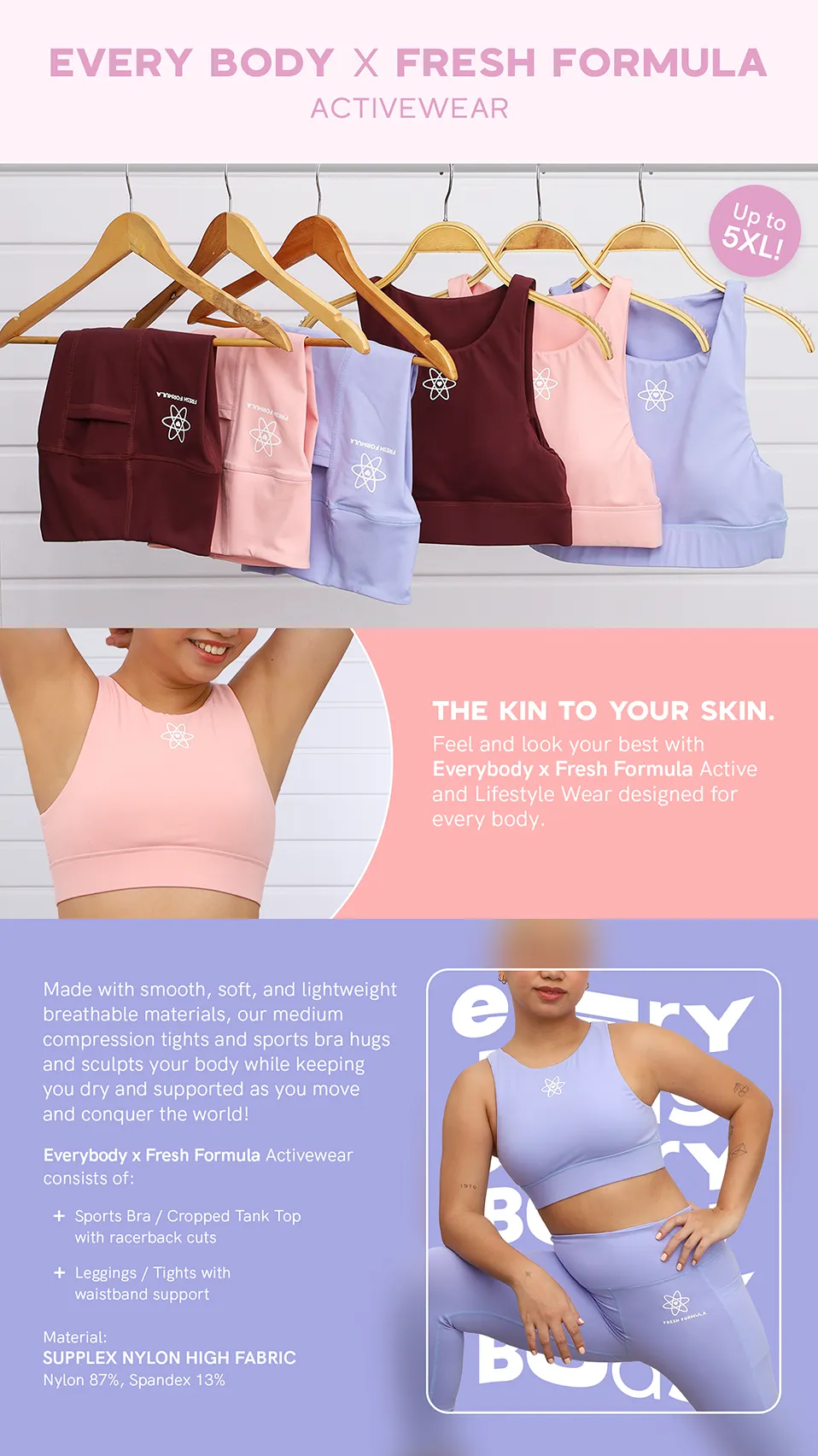FF x EB Activewear Sports Bra