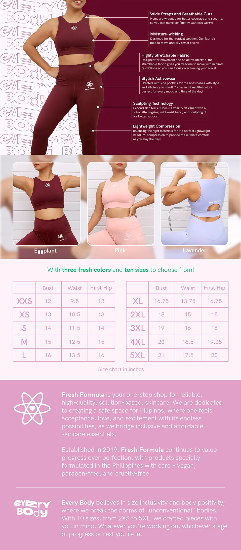 FF x EB Activewear Sports Bra