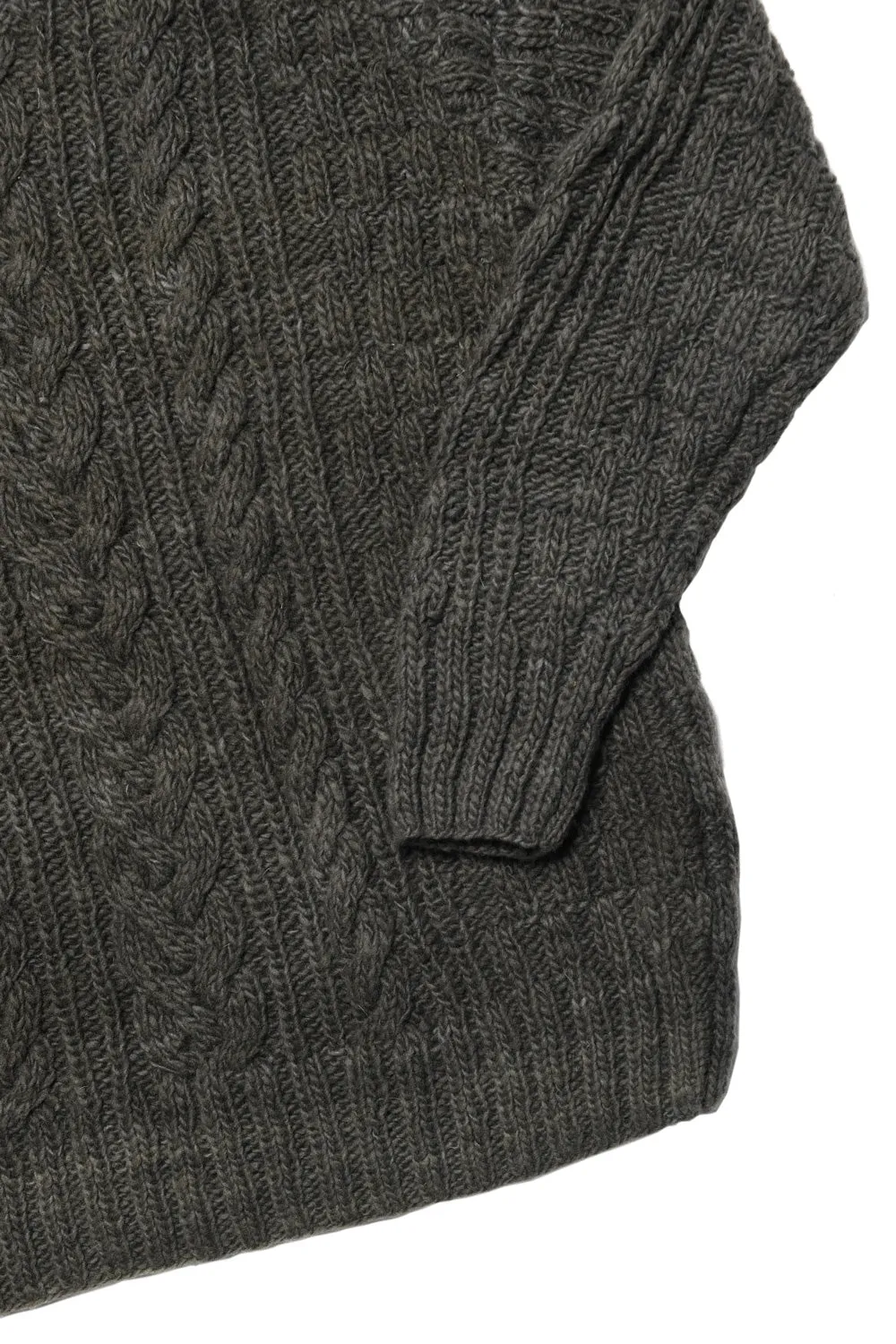 Fisherman Pullover - Factory Olive