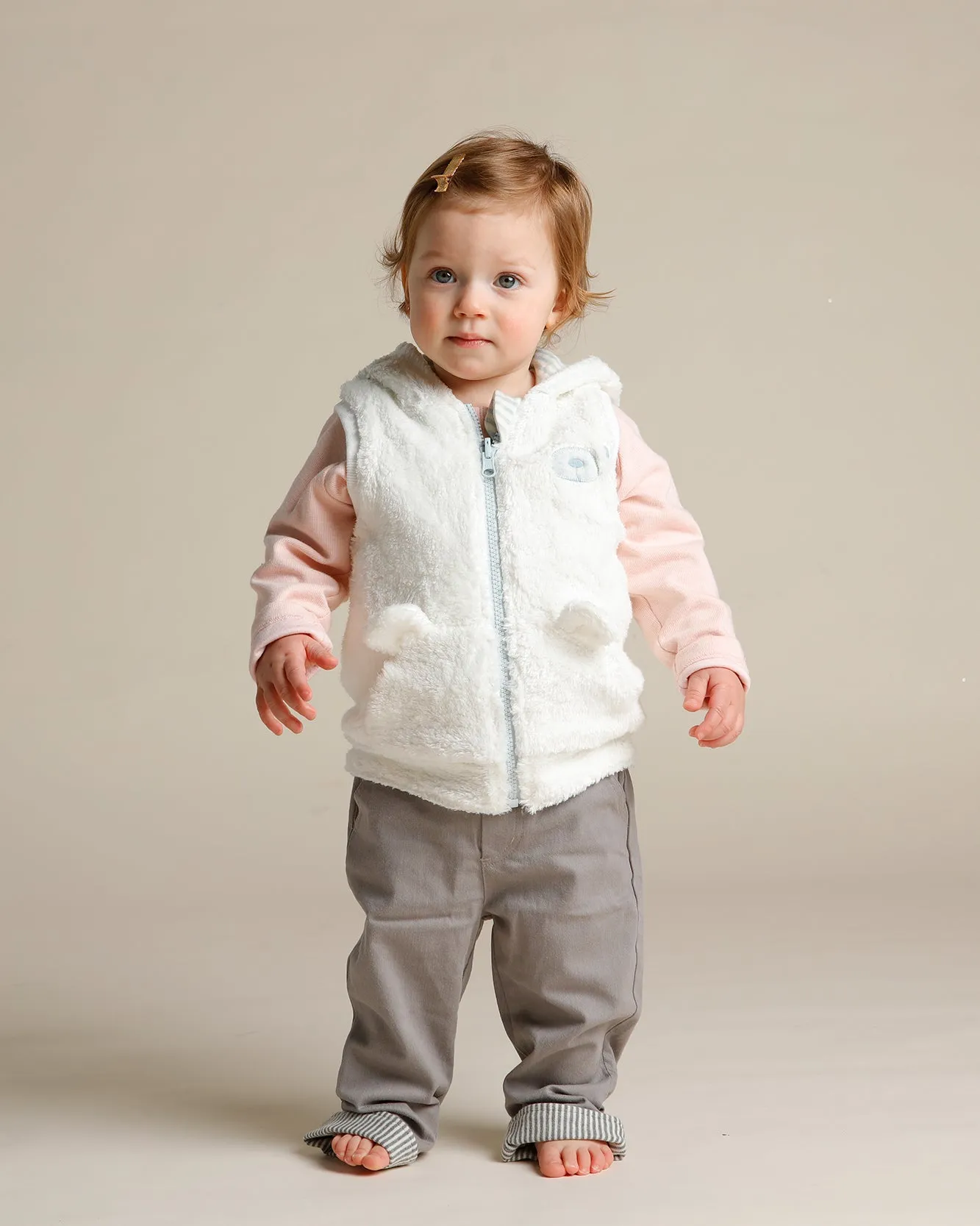 Fluffy Bear Vest
