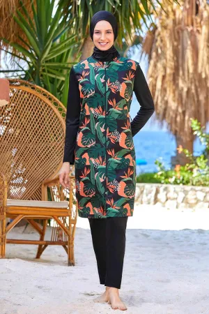 Fully Covered Hijab Swimsuit Jaden 9265 Black