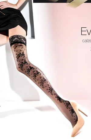 Gabriella Calze Evana Hold Ups Black