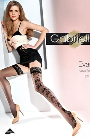 Gabriella Calze Evana Hold Ups Black