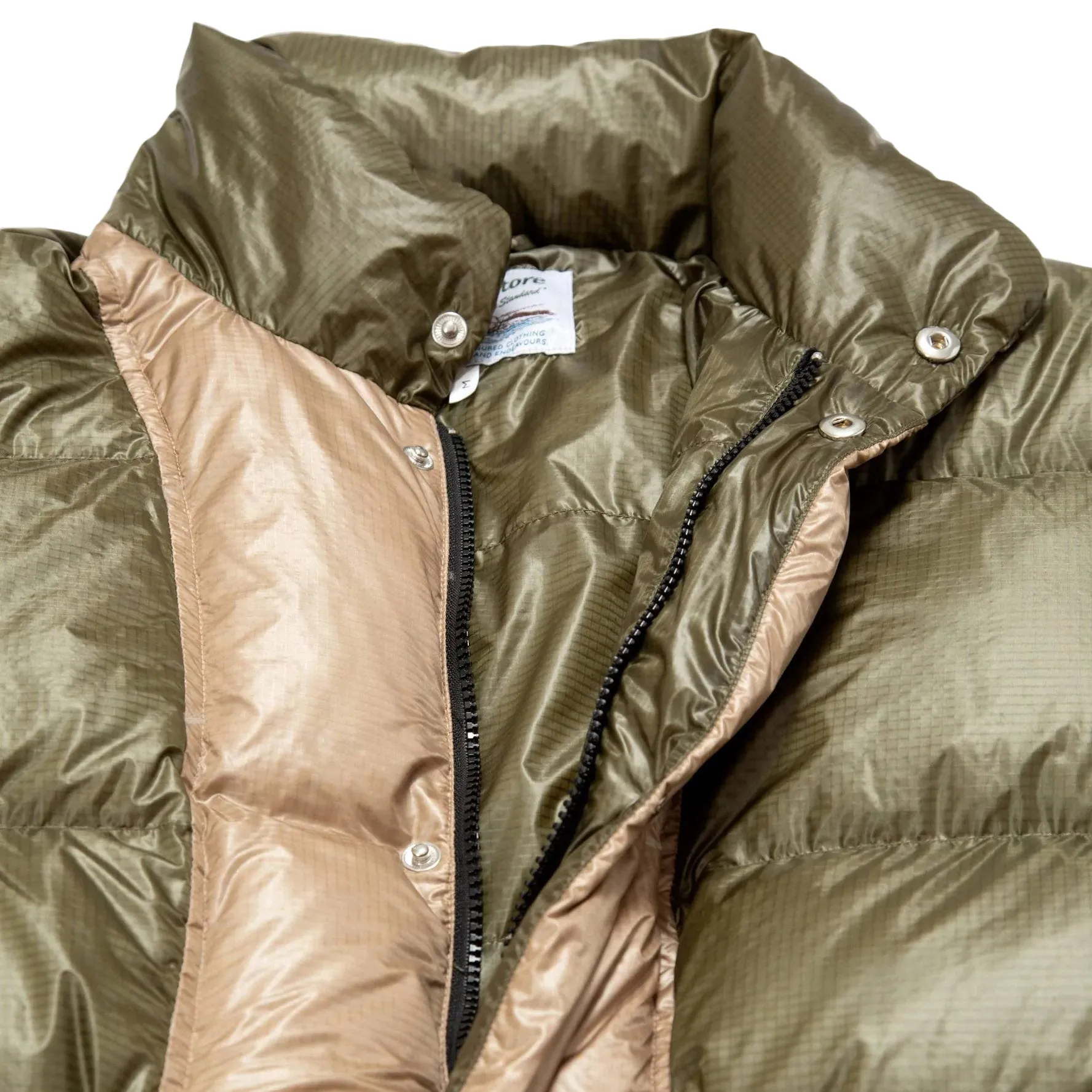 Garbstore Men Goose Down Liner Brown