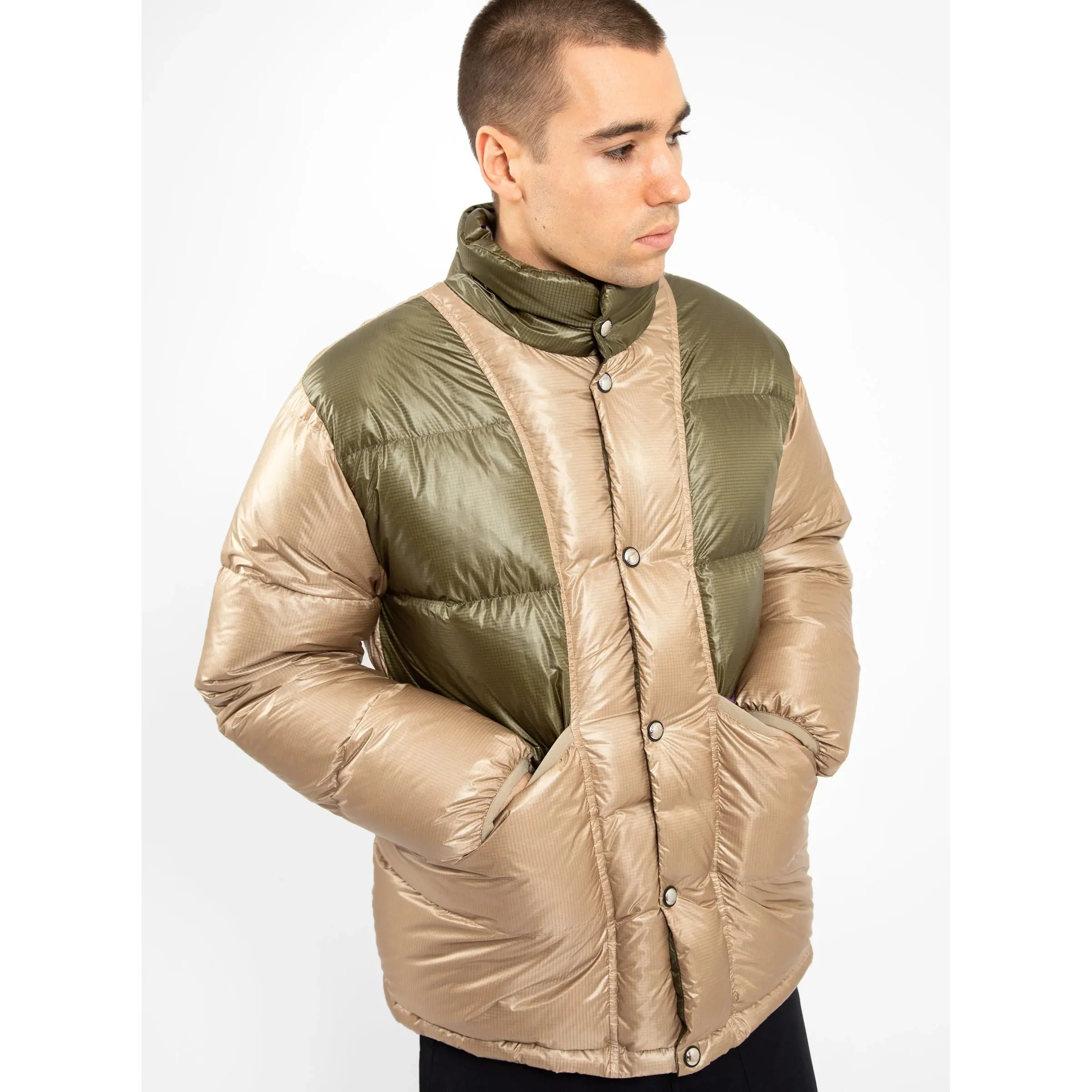 Garbstore Men Goose Down Liner Brown
