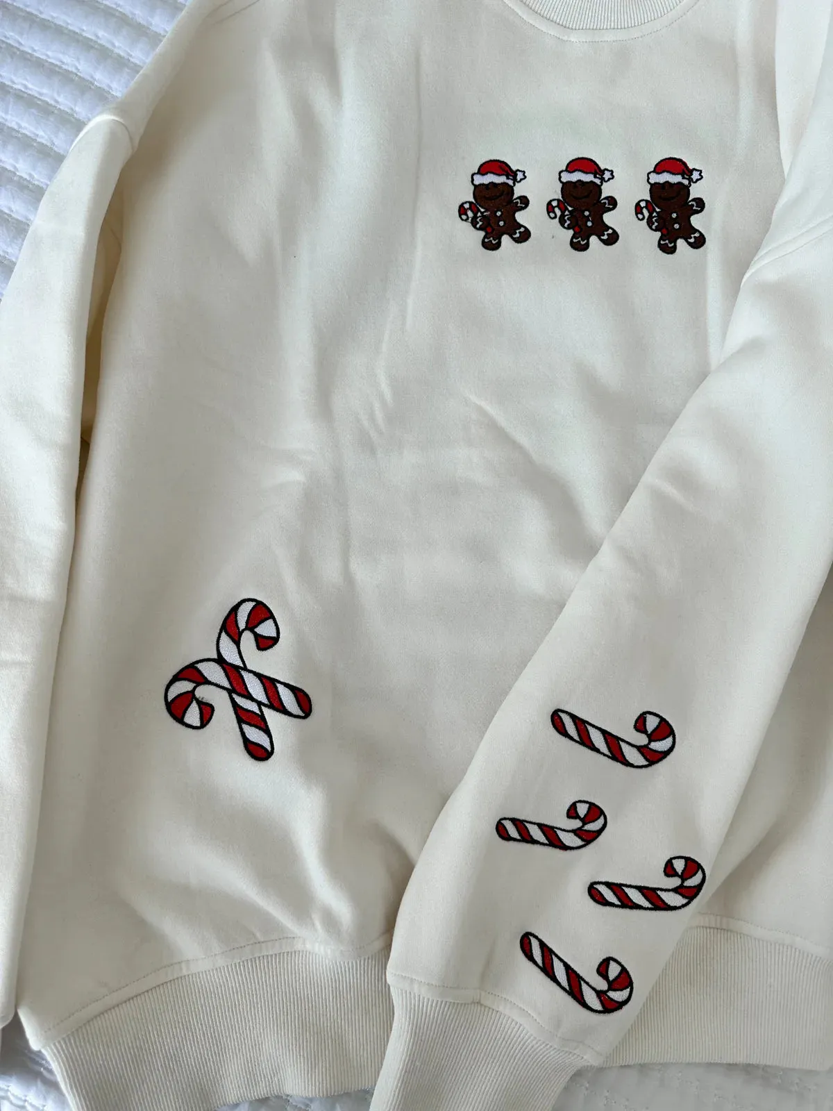 Gingerbread Recipe Ivory Sweatshirt