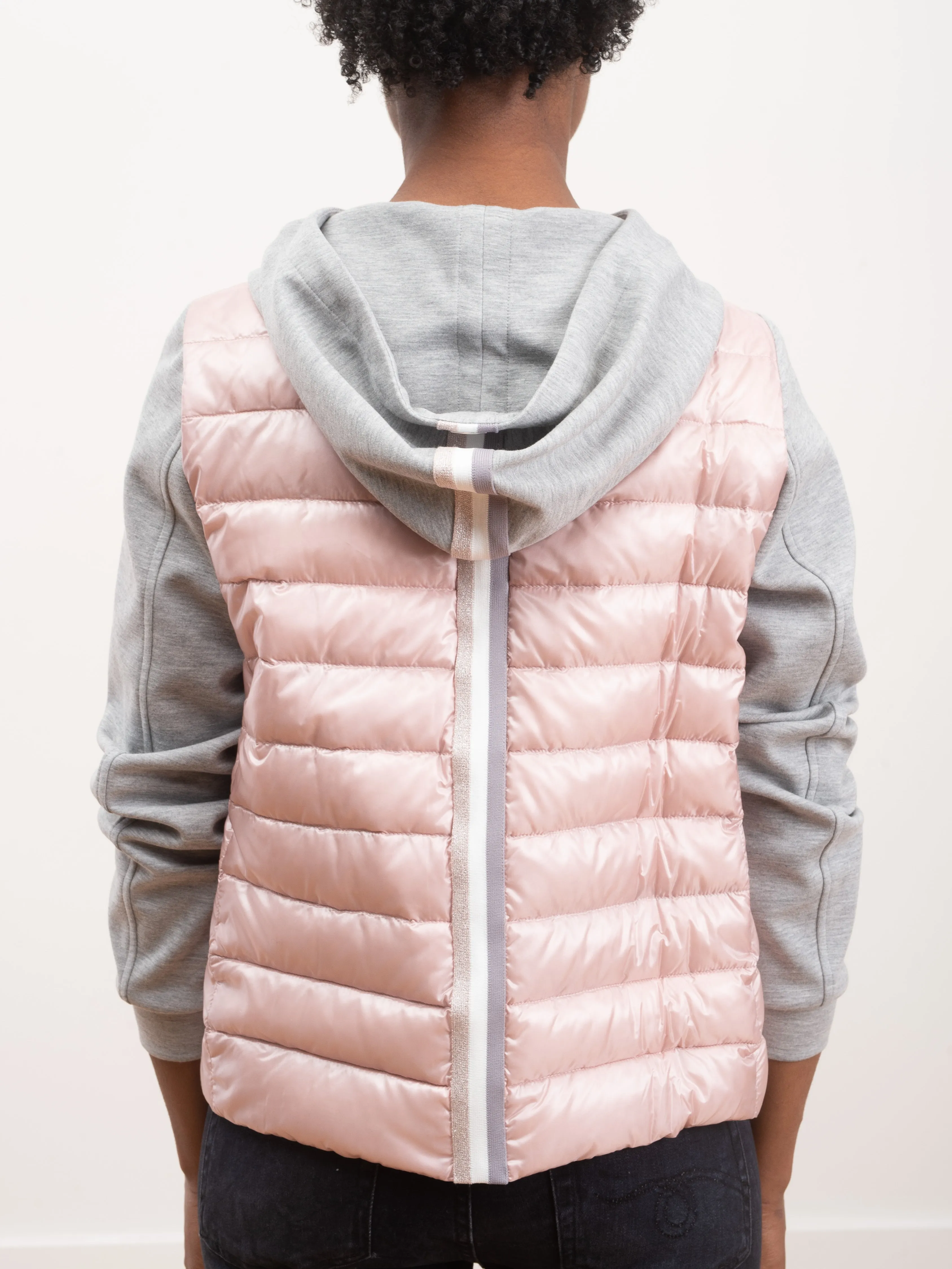 hoodie jacket w/  fleece - candy