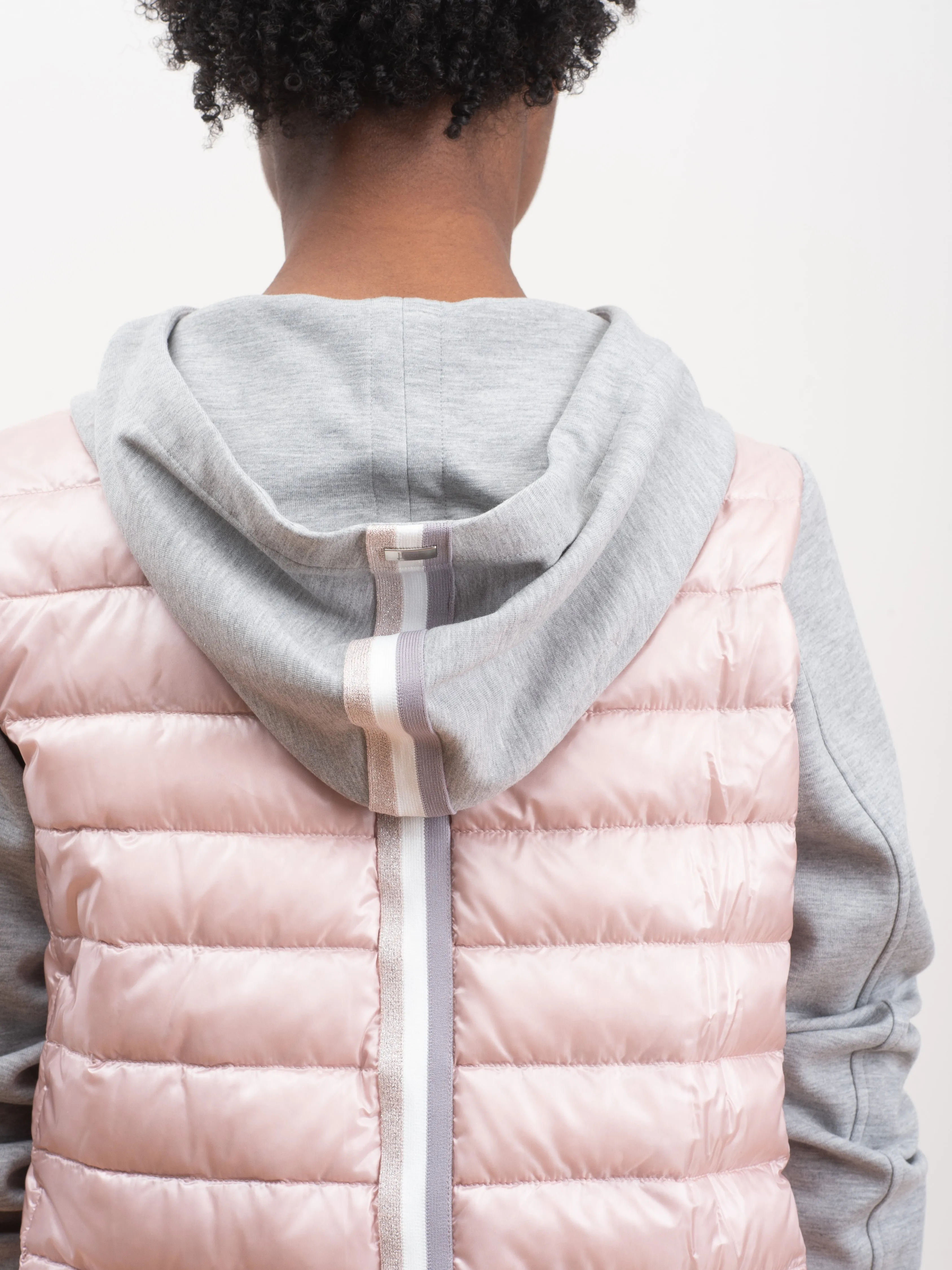 hoodie jacket w/  fleece - candy