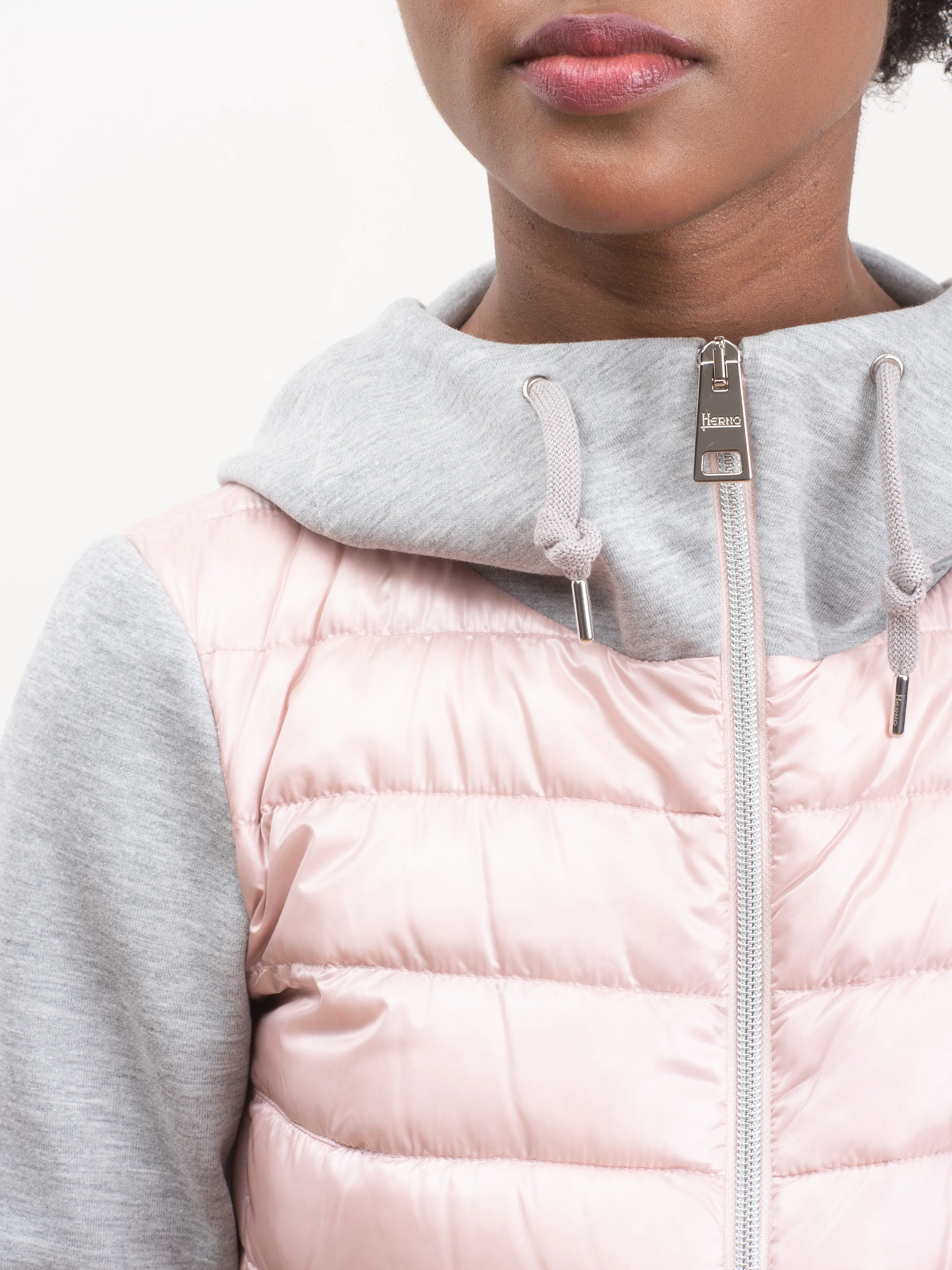 hoodie jacket w/  fleece - candy